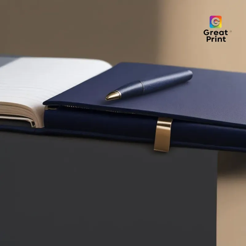 Diary With Pen Holder